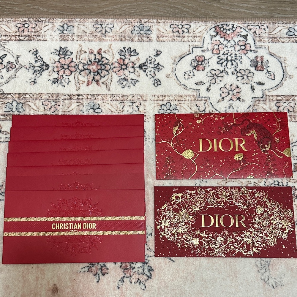 Christian Dior Red Envelopes